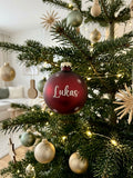 Christbaumkugel - gelasert
