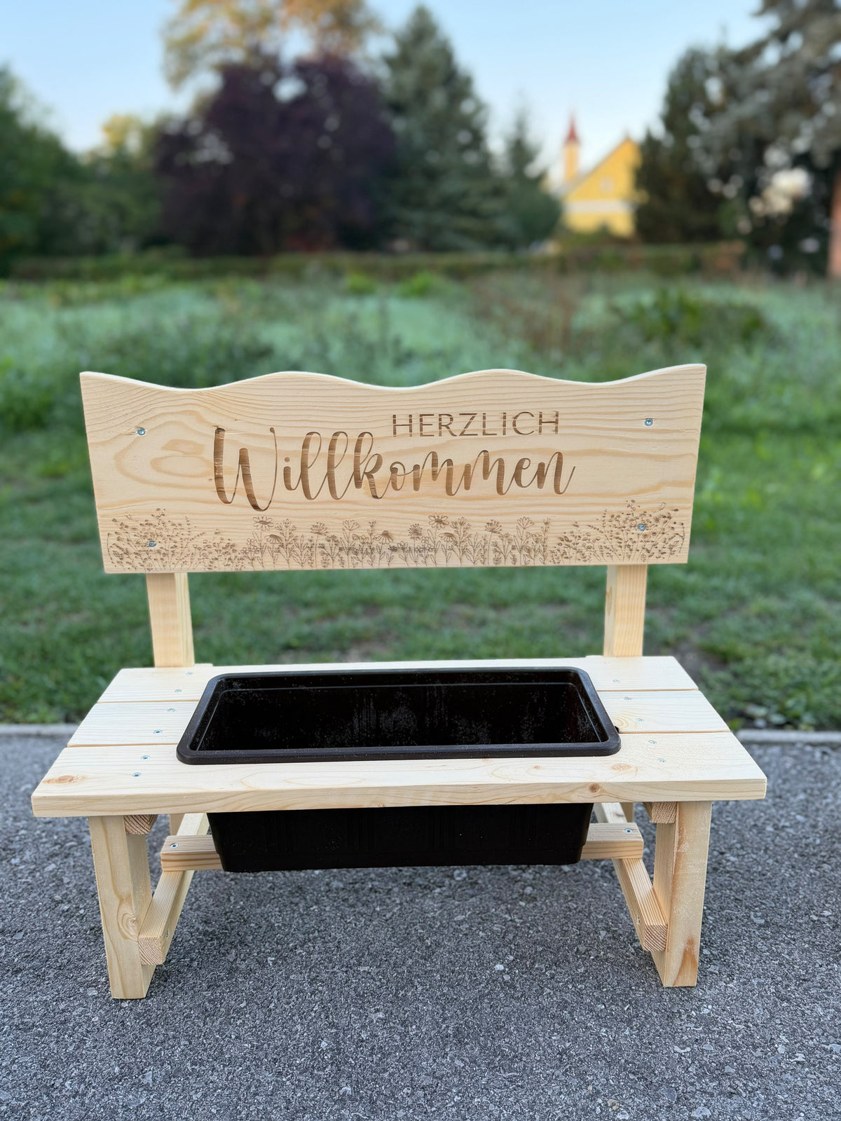 Blumenbank - Herzlich Willkommen 1
