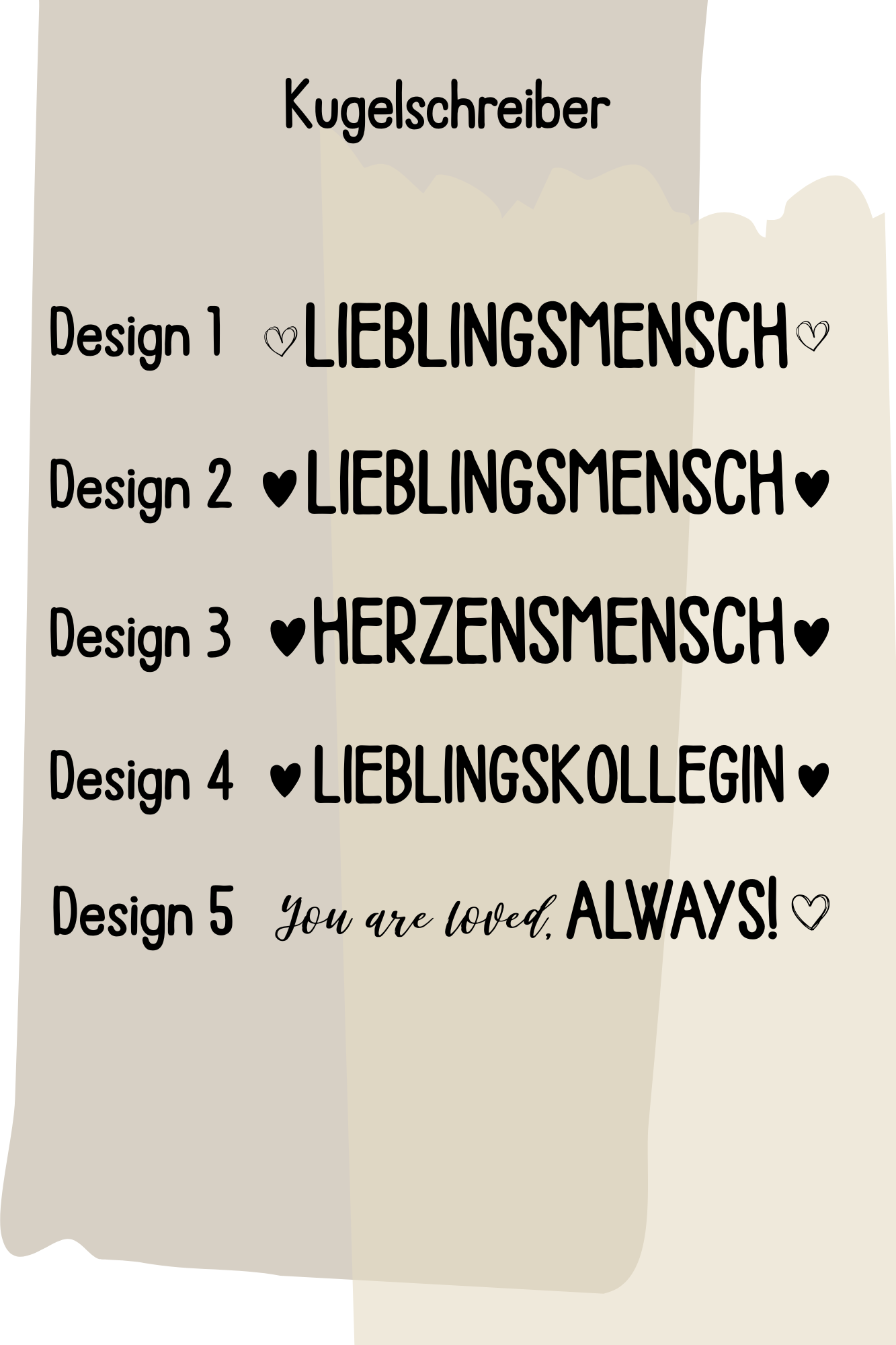Kugelschreiber - personalisiert