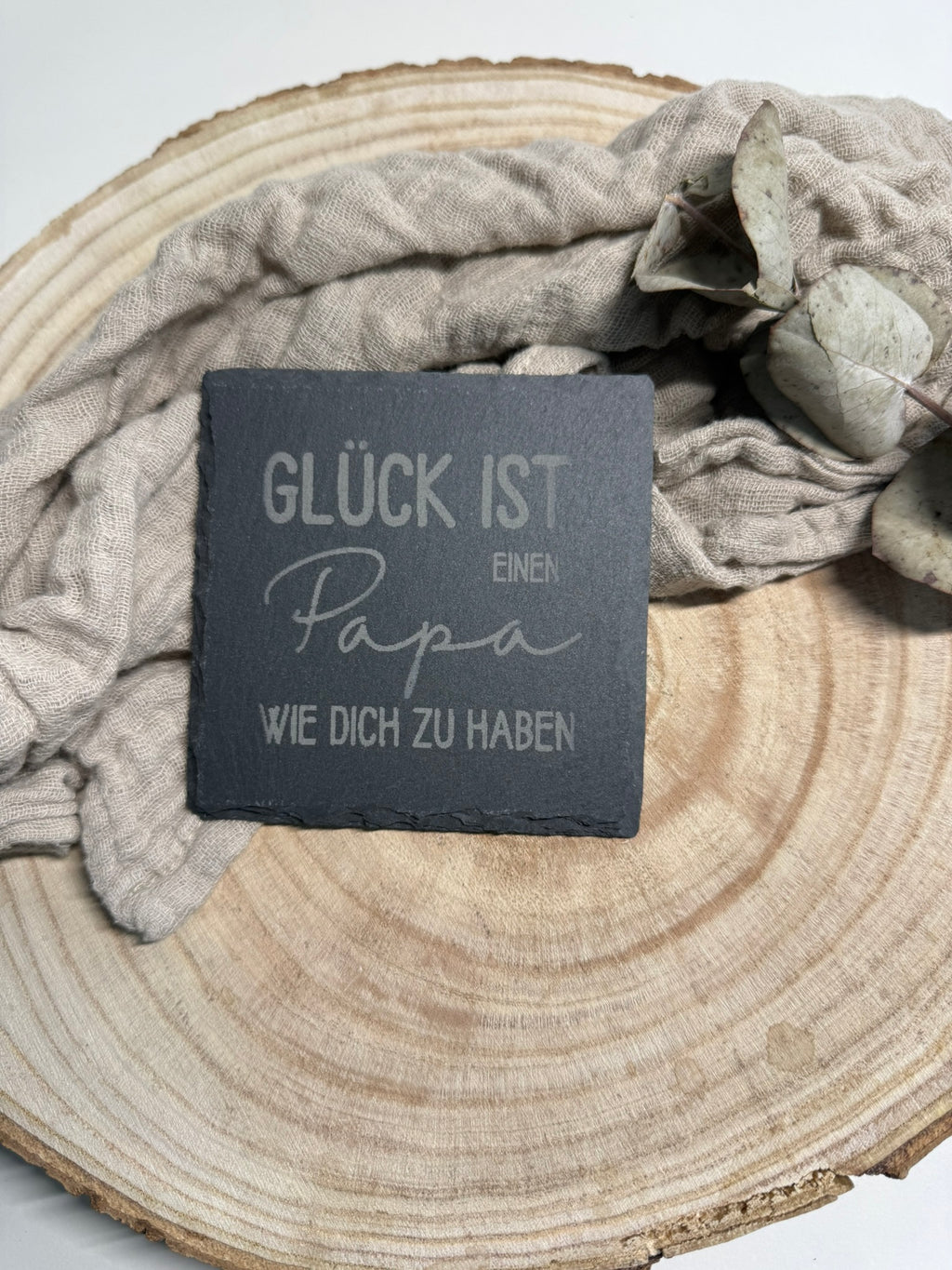 Untersetzer - Glück ist, ...