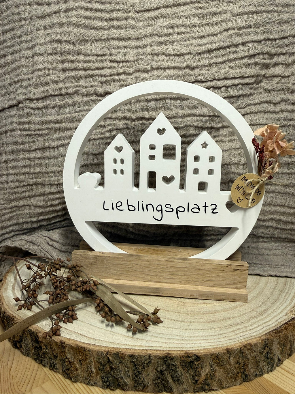 Deko-Loop Häuserdorf