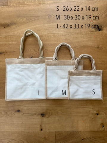 Jutetasche - Kreisdesign Personalisierbar