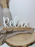 Relax Schild