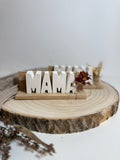 MAMA – Handgegossene Schriftdekoration