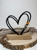 Black Line Heart