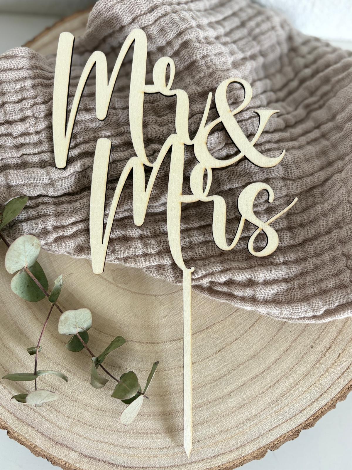 Caketopper Mr&Mrs