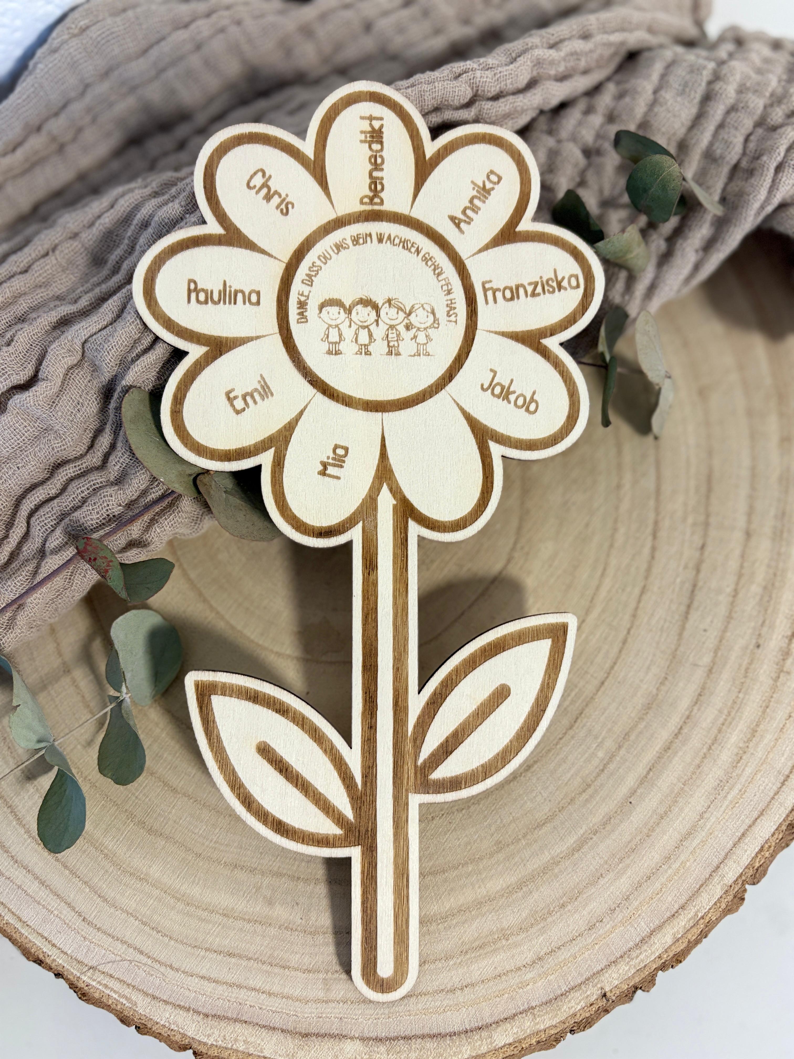 Blume personalisiert