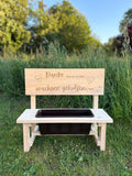 Blumenbank - Personalisierbar