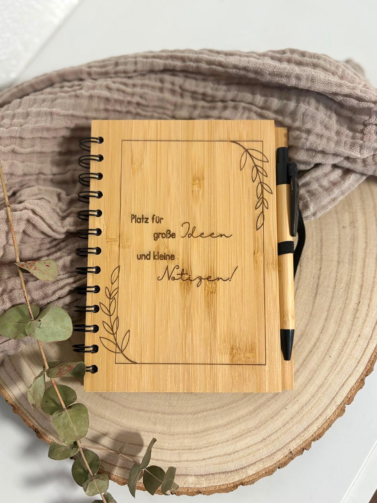 Notizbuch mit Kugelschreiber - A mind full of Ideas