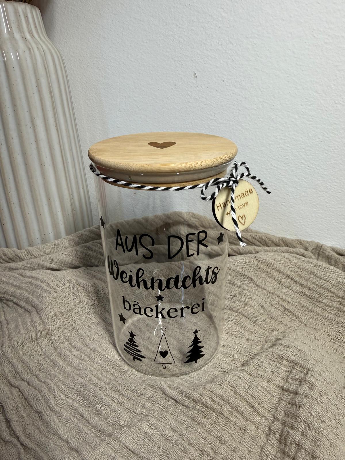 Vorratsglas - Aus der Weihnachtsbäckerei