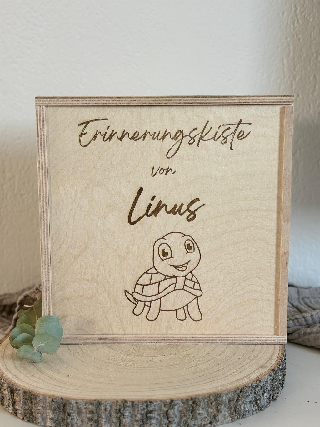 Erinnerungskiste mit Wunschmotiv