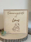 Erinnerungskiste mit Wunschmotiv