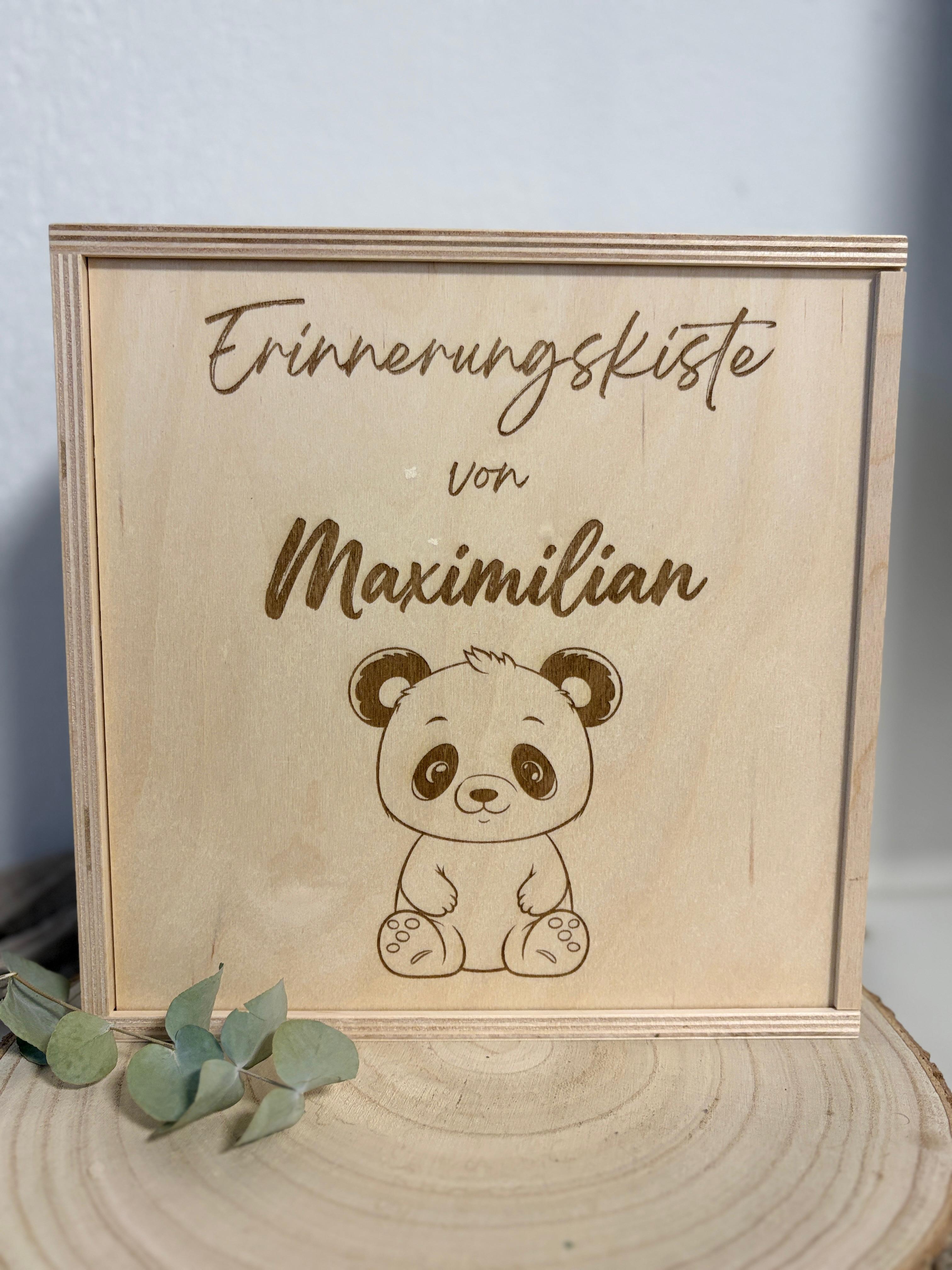 Erinnerungskiste mit Wunschmotiv